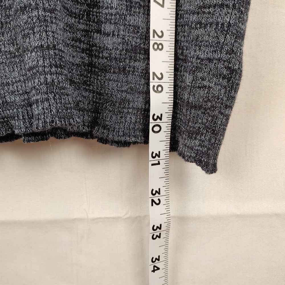 PRADA MILANO Italy Cool Rib Denim Blue Cotton Knit Dress Size 52 - Picture 9 of 15